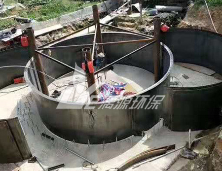 惠州食品废水处理扩建工程施工中