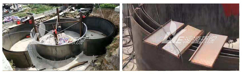 惠州食品豆制品废水处理扩建工程施工中