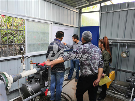  广东塑料废水处理工程项目现场培训及调试
